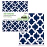 EKOH Dishcloths for Kitchen 2 Eco Cloths Navy Geo Image