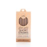 CaliWoods Reusable Rose Gold Short Straws – 6 Pack Image