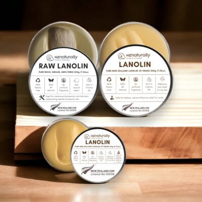 Mixed #3: EP Grade Lanolin, + Raw Lanolin + Free 20g Image